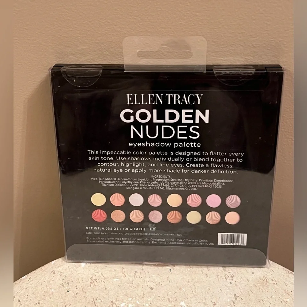 Ellen Tracy Golden Nudes eyeshadow palette